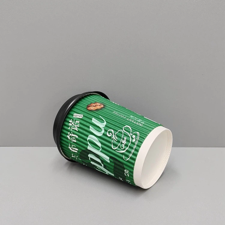 Ripple paper cup with lid
